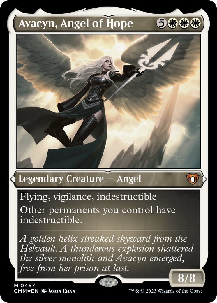 Avacyn, Ange de l'espoir (CMM-457) - Commander Masters Etched Foil
