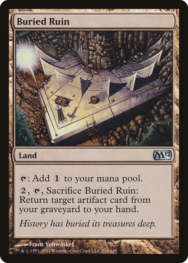 Ruine enfouie (M12-224) - Magic 2012 Foil