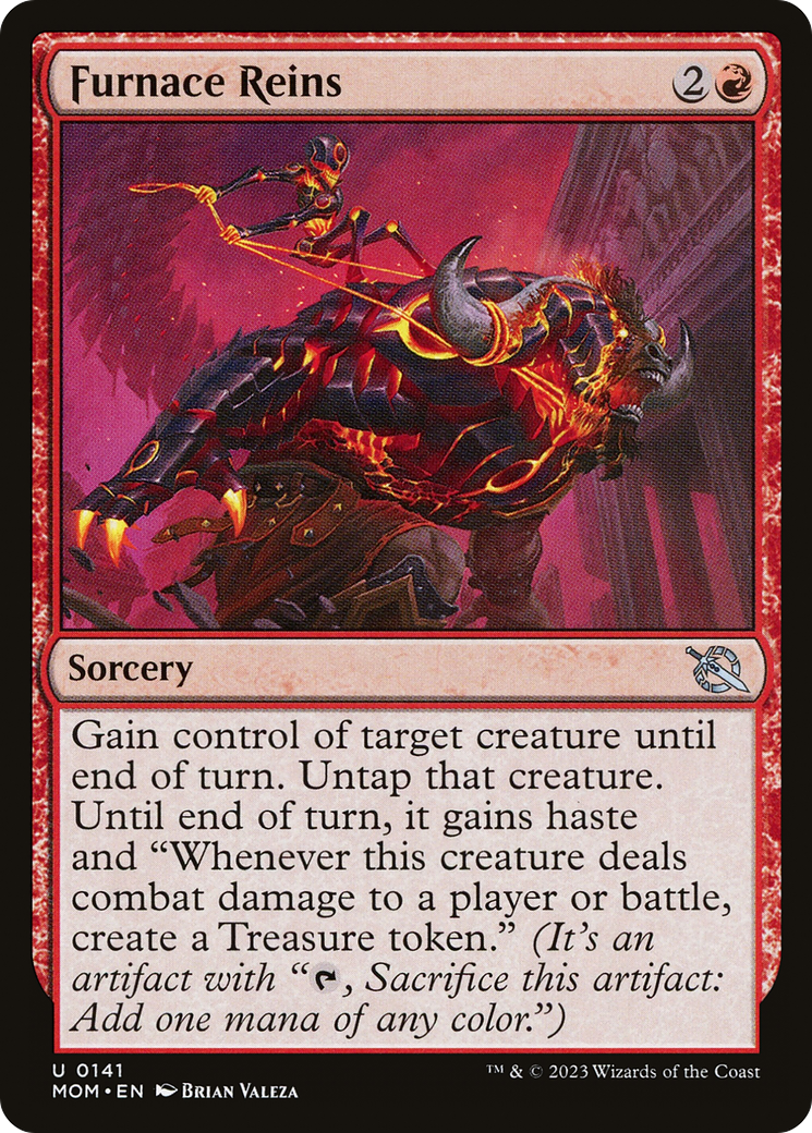 Rênes du four (MOM-141) - Marche de la machine