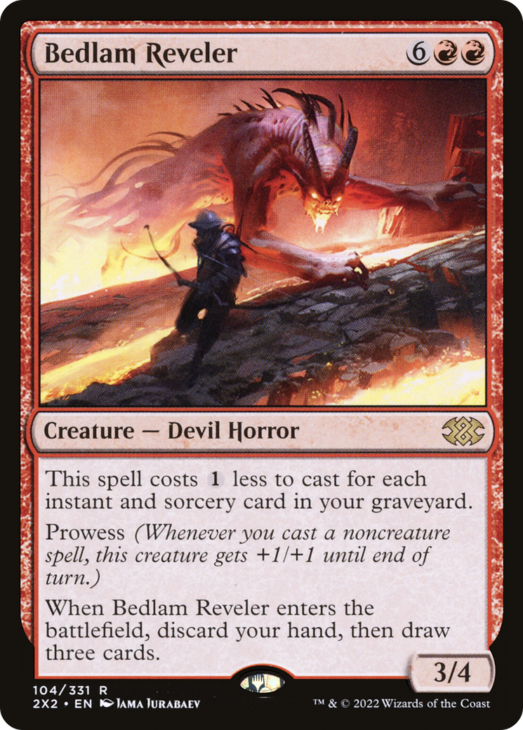 Bedlam Reveler (2X2-104) - Double Masters 2022 Fleuret