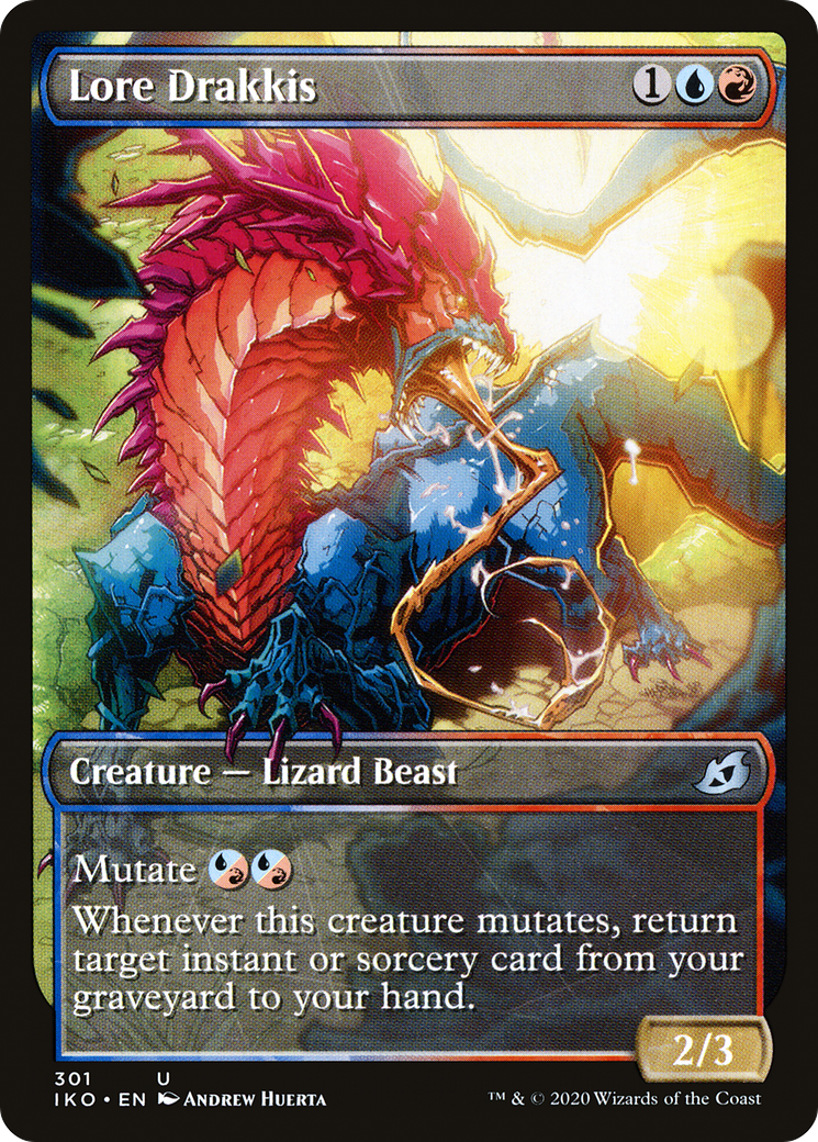 Lore Drakkis (IKO-301) - Ikoria : Lair of Behemoths : (Vitrine) Foil