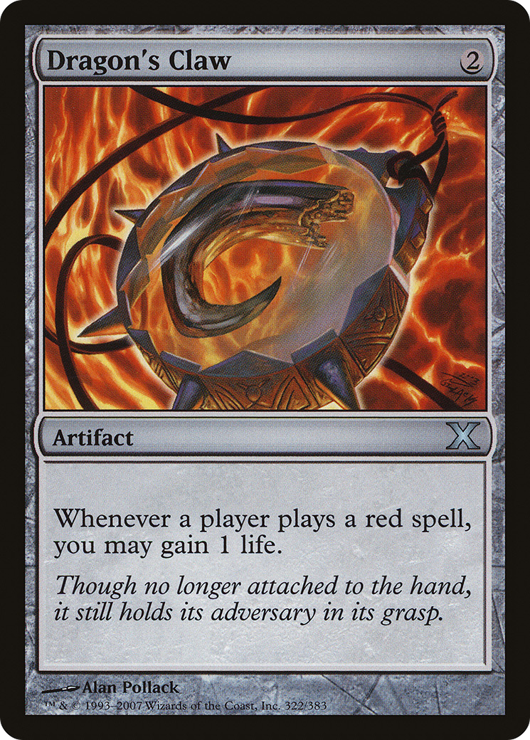 Dragon's Claw (10E-322) - Tenth Edition Foil