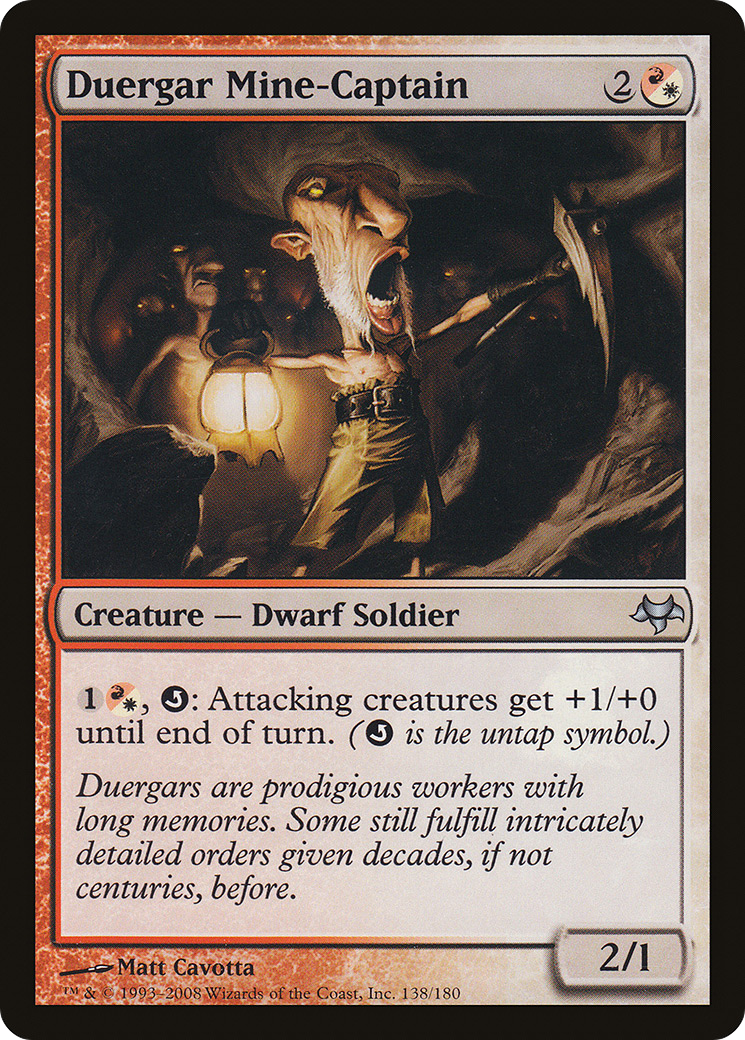 Capitaine de la mine Duergar (EVE-138) - Foil Eventide