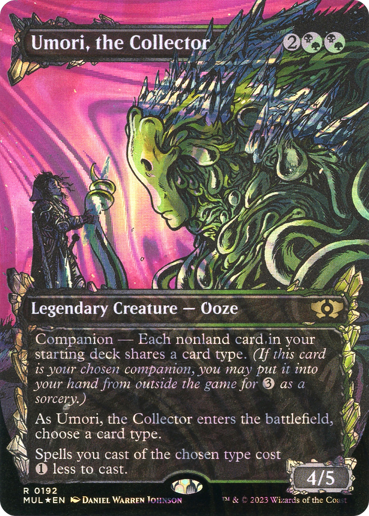 Umori, the Collector (Halo Foil) (MUL-192) - Multiverse Legends: (Showcase) (Borderless) Foil