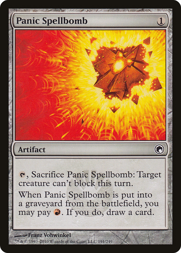 Panic Spellbomb (SOM-191) - Cicatrices de Mirrodin