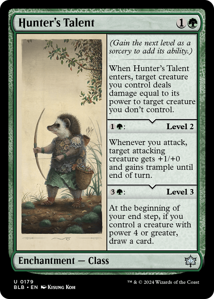 Talent du chasseur (BLB-179) - Bloomburrow Foil
