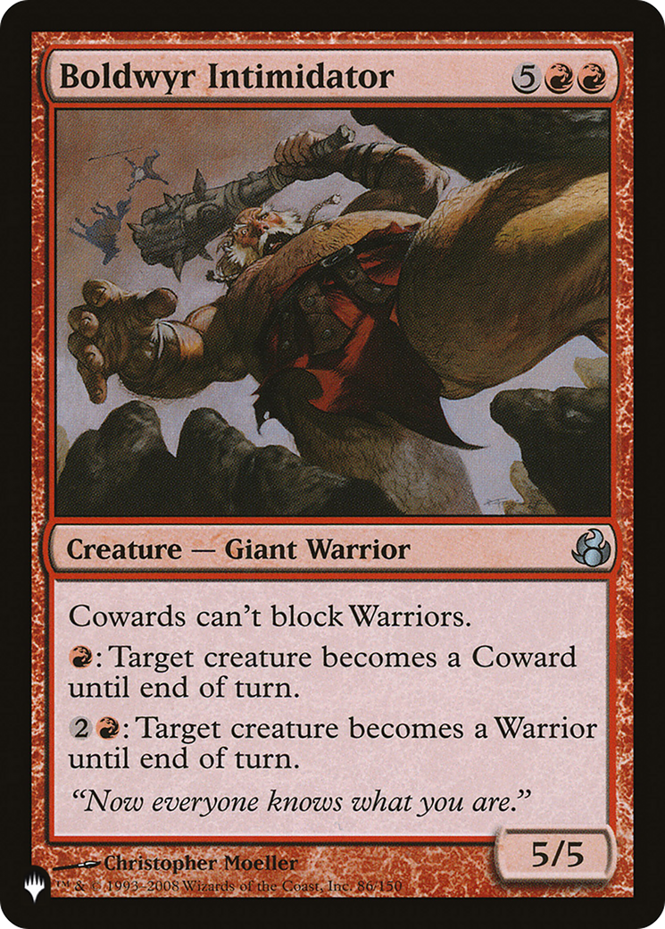 Boldwyr Intimidator (LIST-MOR-86) - The List