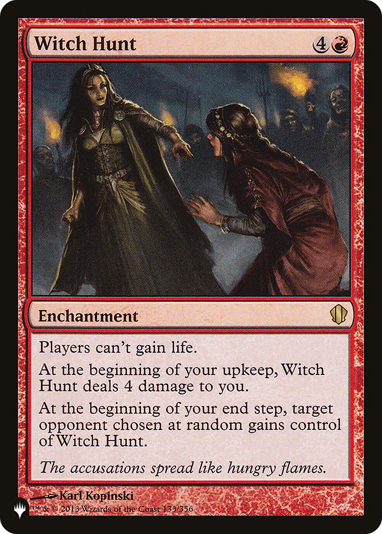 Witch Hunt (LIST-133/356) - The List
