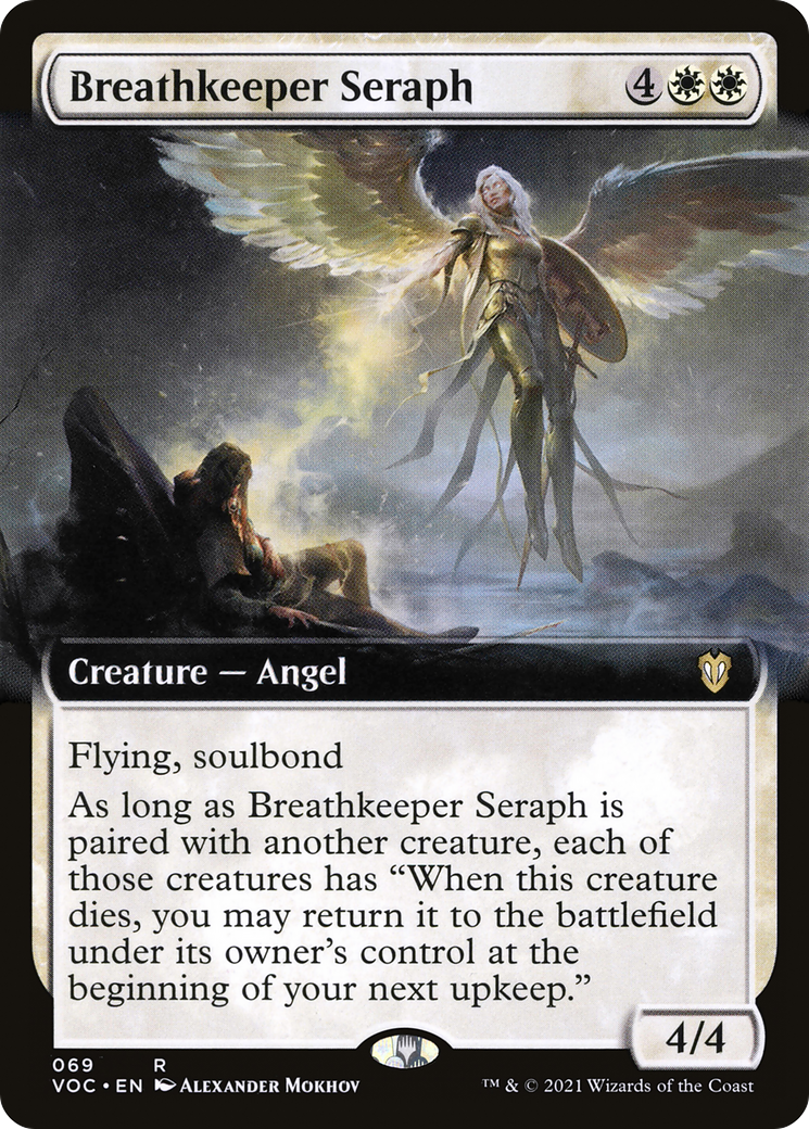 Breathkeeper Seraph (Extended Art) (VOC-069) - Crimson Vow Commander: (Extended Art)