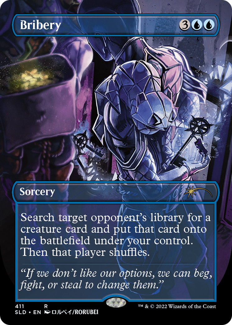 Bribery (SLD-411) - Secret Lair Drop (Borderless) Foil