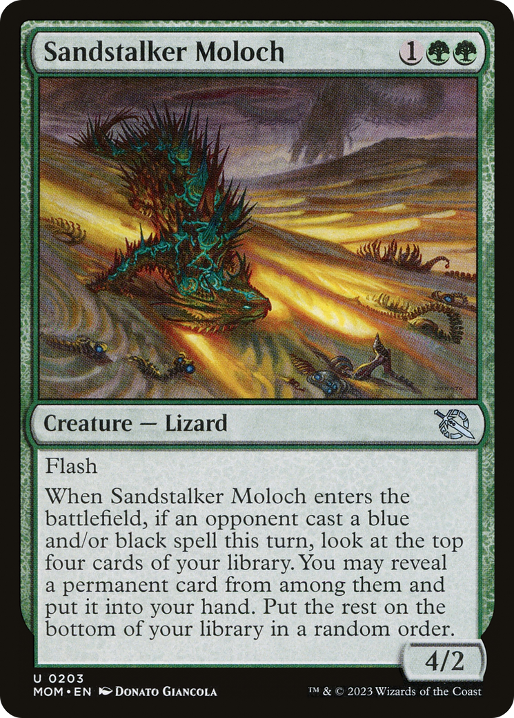 Sandstalker Moloch (MOM-203) - March of the Machine Foil