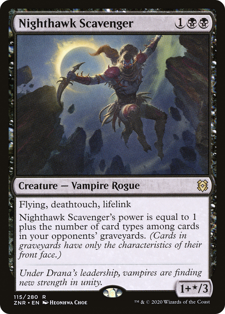 Scavenger Nighthawk (ZNR-115) - Feuille montante de Zendikar