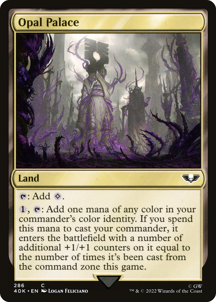 Palais d'Opale (40K-286) - Commandant de Warhammer 40,000