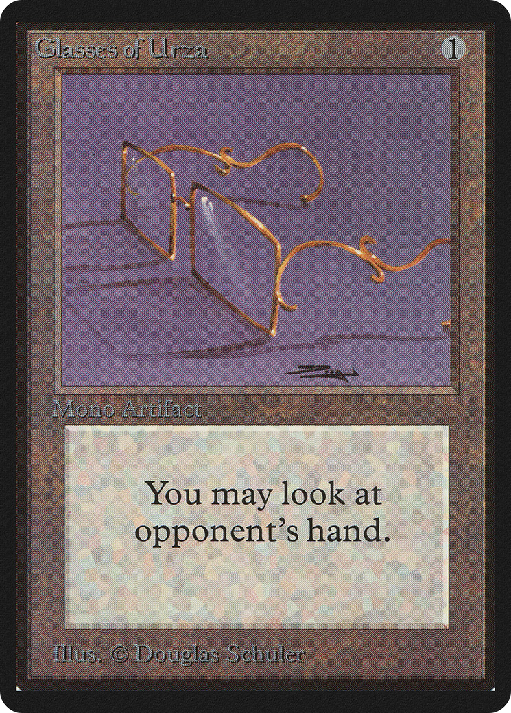 Glasses of Urza (LEB-) - Limited Edition Beta