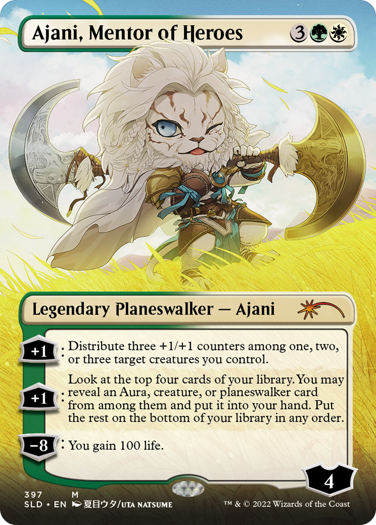 Ajani, mentor des héros (SLD-397) - Butin secret (sans bordure)