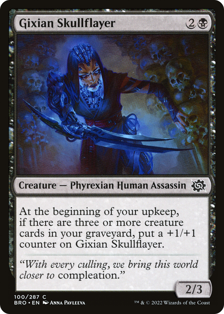 Gixian Skullflayer (BRO-100) - The Brothers' War Foil