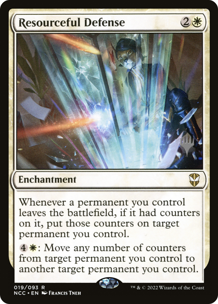 Resourceful Defense (PPSNC-19P) - New Capenna Commander Promos Foil