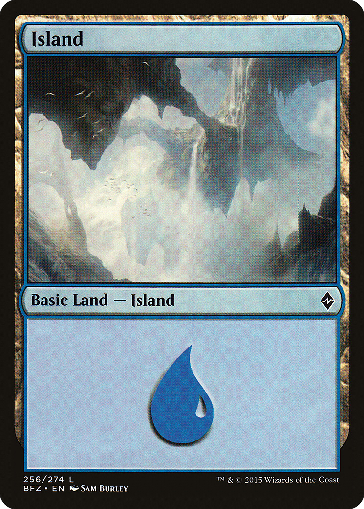 Island (256) (BFZ-256A) - Battle for Zendikar