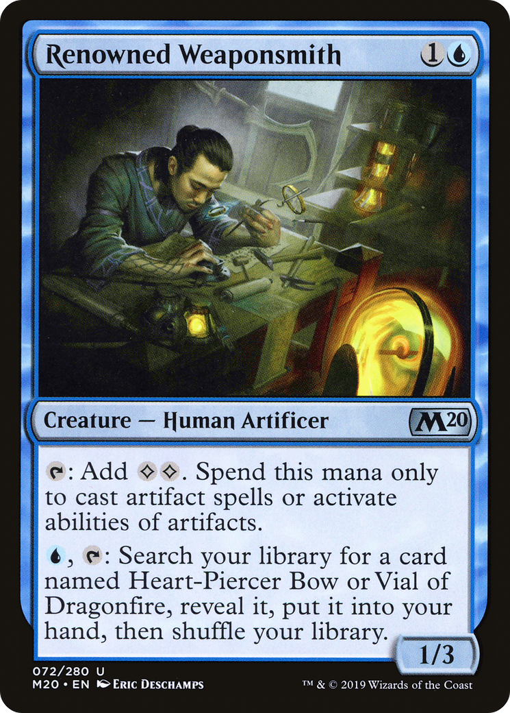 Renowned Weaponsmith (M20-072) - Core Set 2020