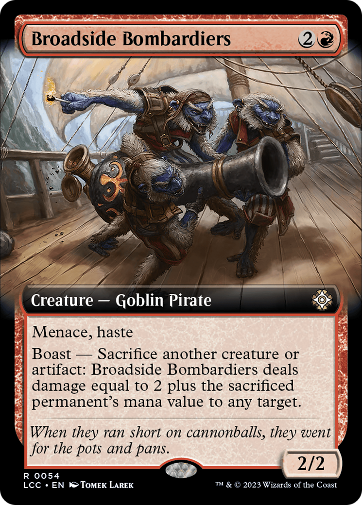 Bombardiers à bordée (LCC-054) - Commandant des Cavernes perdues d'Ixalan : (Extended Art)