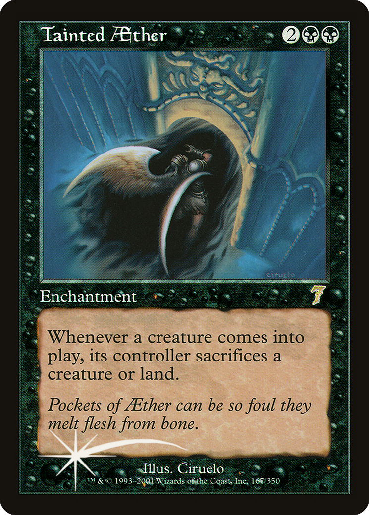 Tainted Aether (7ED-167★) - Seventh Edition Foil