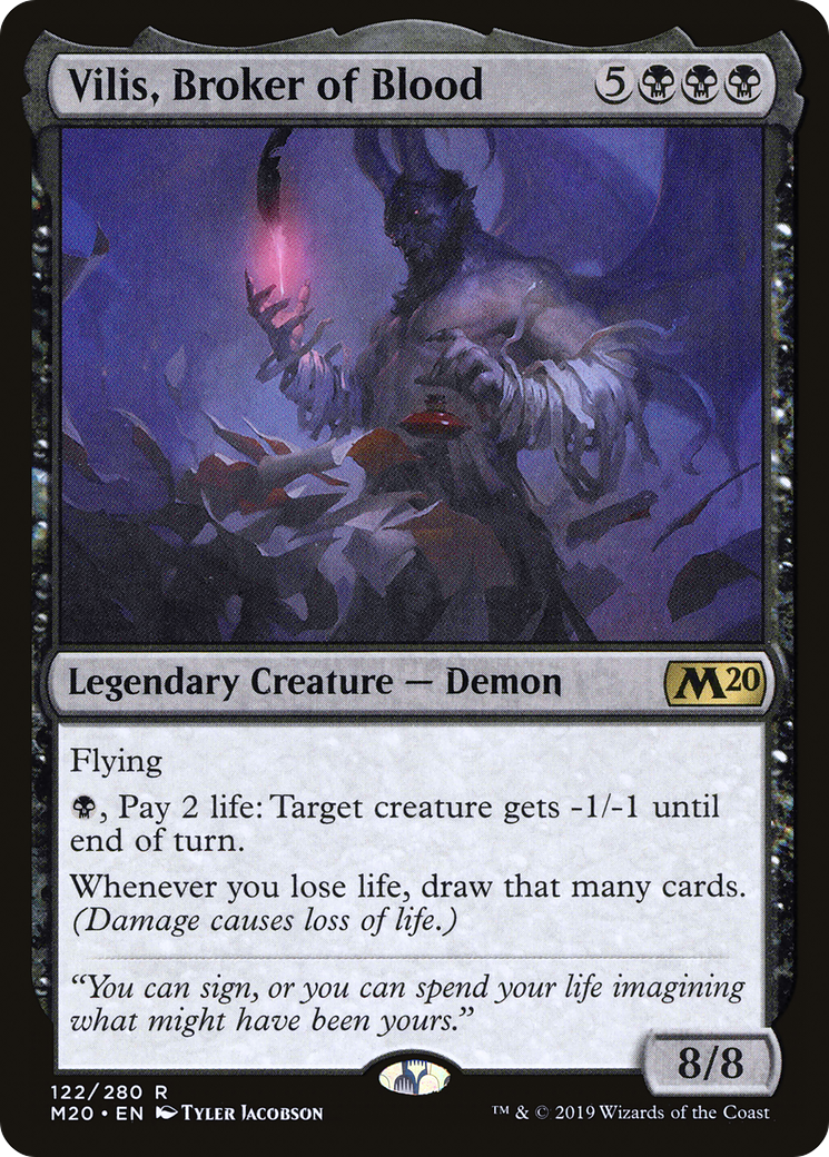 Vilis, Broker of Blood (M20-122) - Core Set 2020 Foil