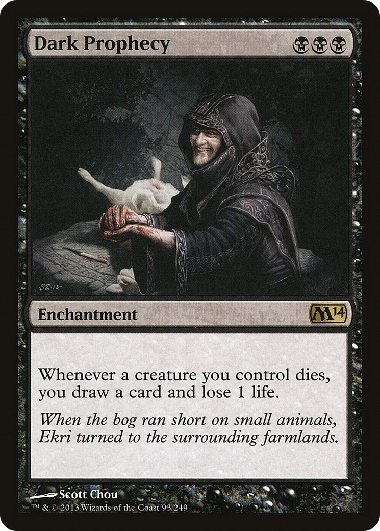 Prophétie des Ténèbres (M14-093) - Magic 2014