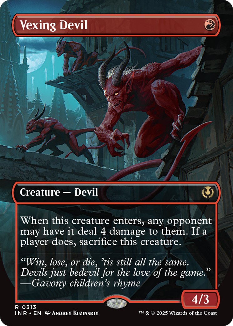 Vexing Devil (INR-313) - Innistrad Remastered (Borderless)
