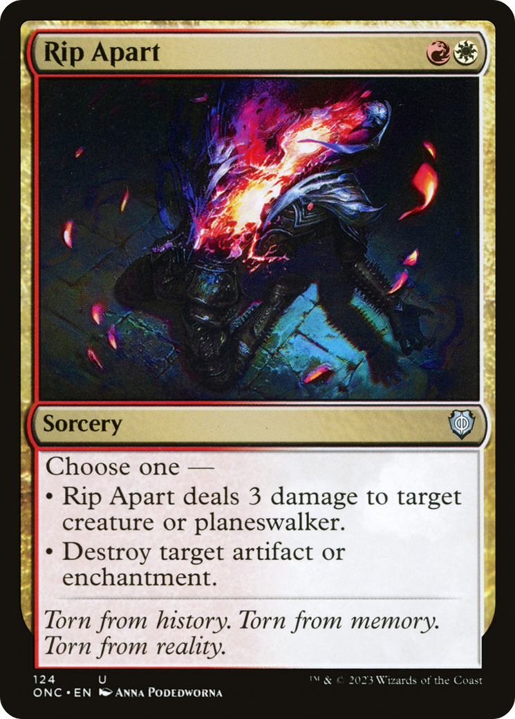 Rip Apart (ONC-124) - Phyrexia : Tous ne seront plus qu'un, commandant