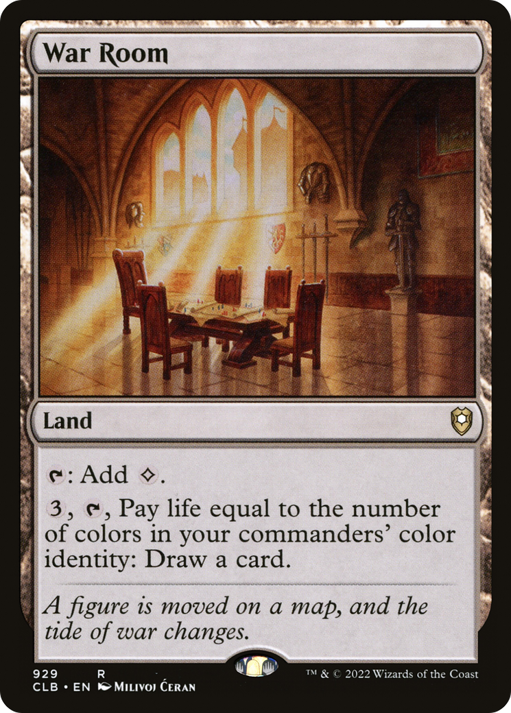 Salle de guerre (CLB-929) - Commander Legends : La Bataille de Baldur's Gate