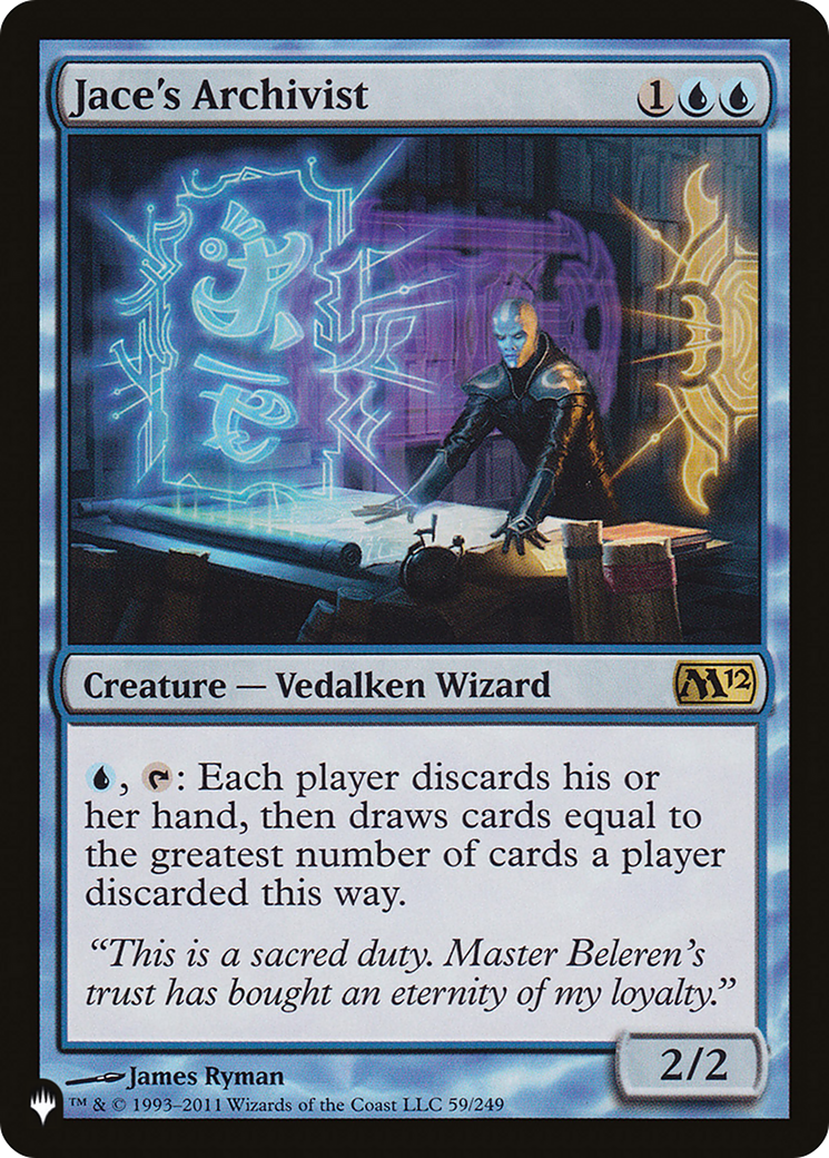 Jace's Archivist (LIST-M12-59) - The List