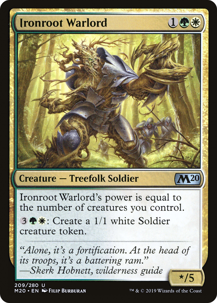 Ironroot Warlord (M20-209) - Core Set 2020