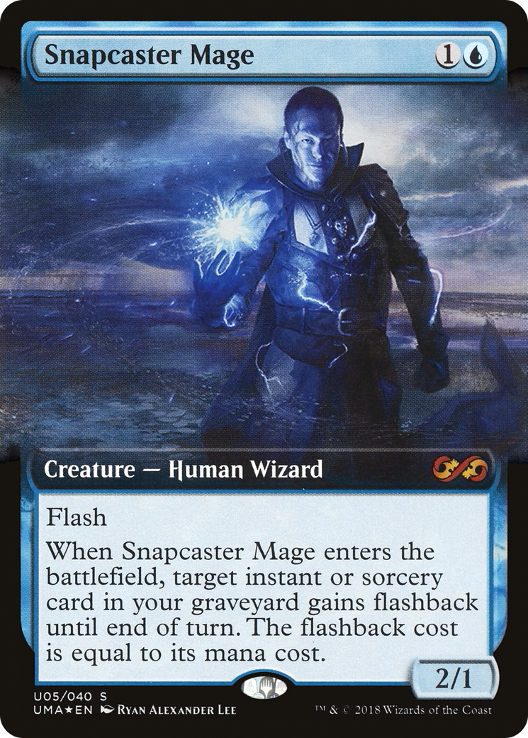 Snapcaster Mage (UMA:BT-U05) - Ultimate Box Topper: (Extended Art) Foil