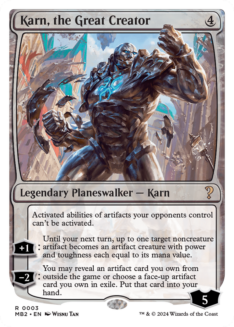 Karn, le Grand Créateur (MB2-003) - Mystery Booster 2