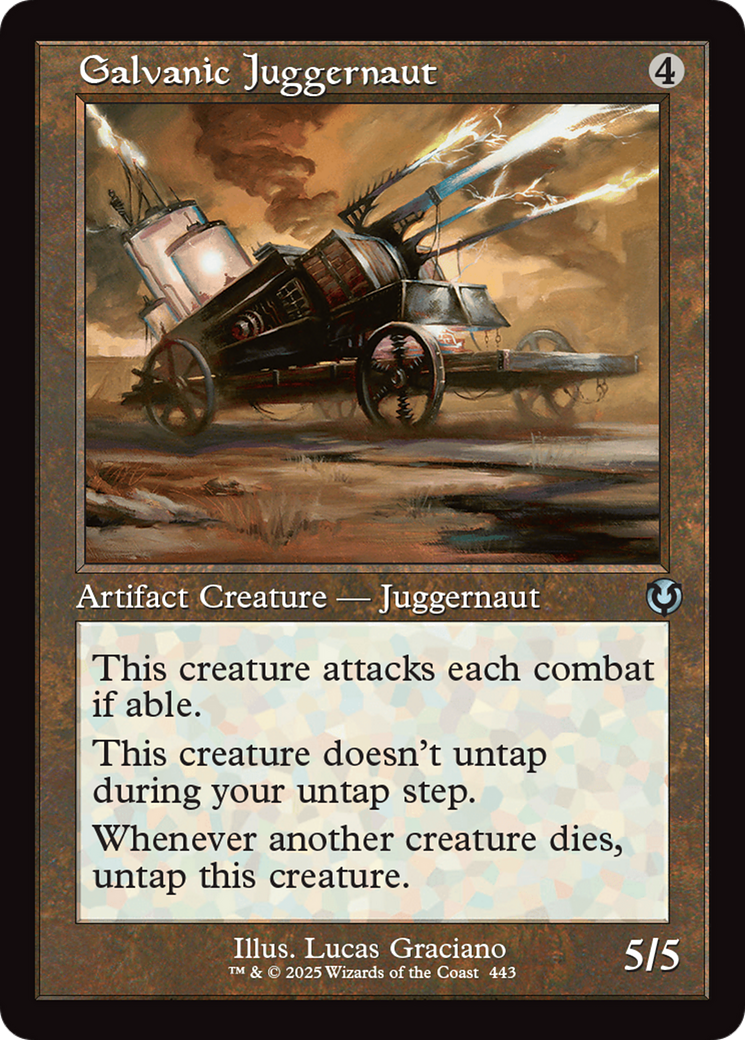Galvanic Juggernaut (cadre rétro) (INR-443) - Innistrad Remastered