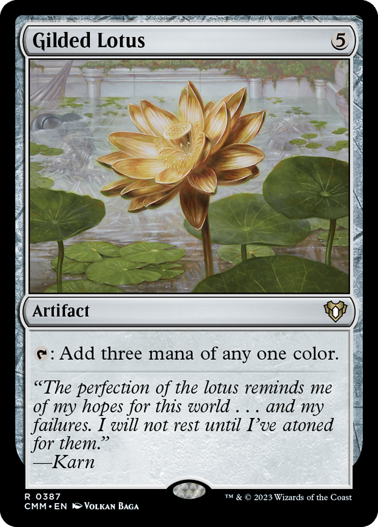 Lotus doré (CMM-387) - Commander Masters