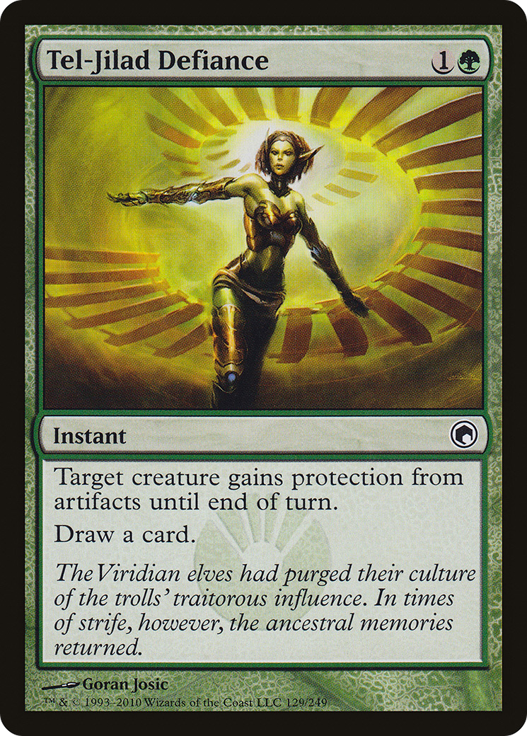 Tel-Jilad Defiance (SOM-129) – Cicatrices de Mirrodin Foil