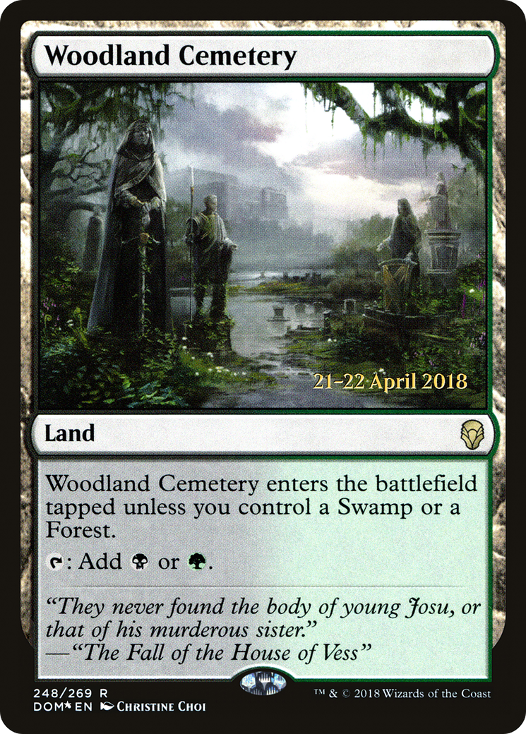 Cimetière Woodland (PDOM-248S) - Dominaria Promos Foil