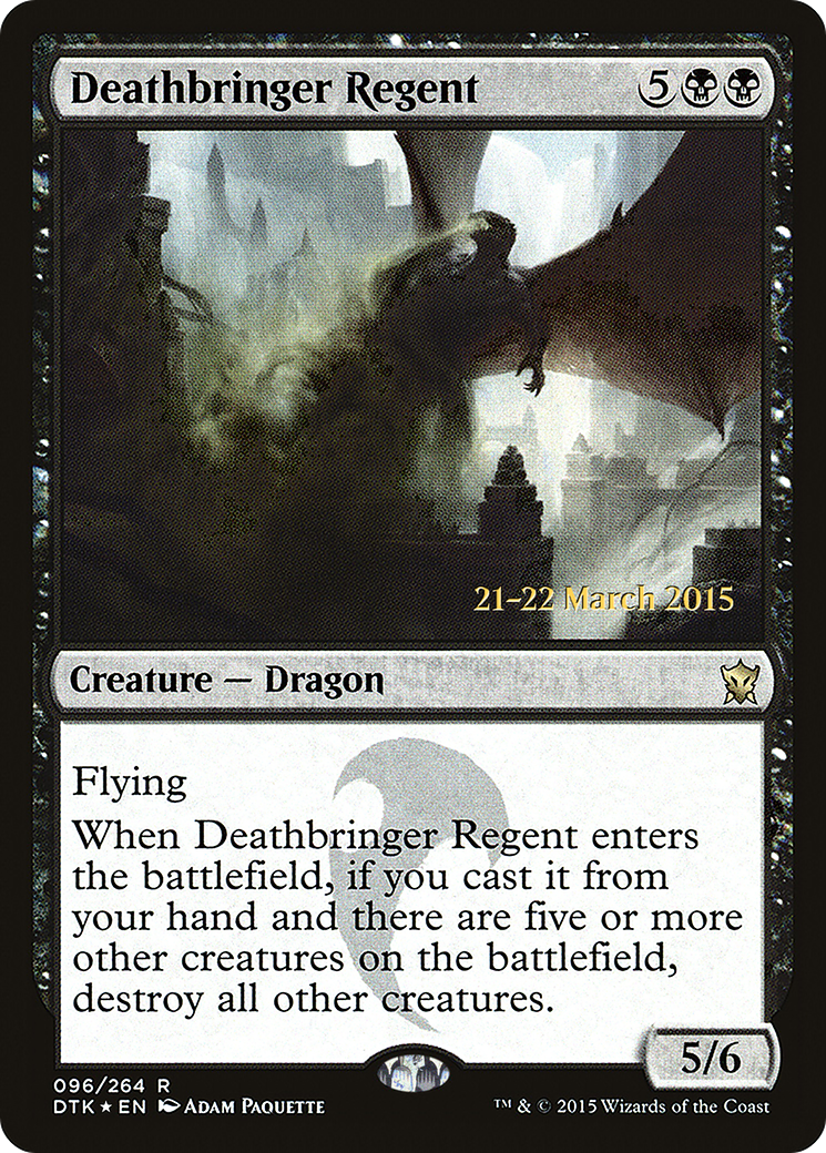 Régent Deathbringer (PDTK-96S) - Dragons de Tarkir Promos Foil