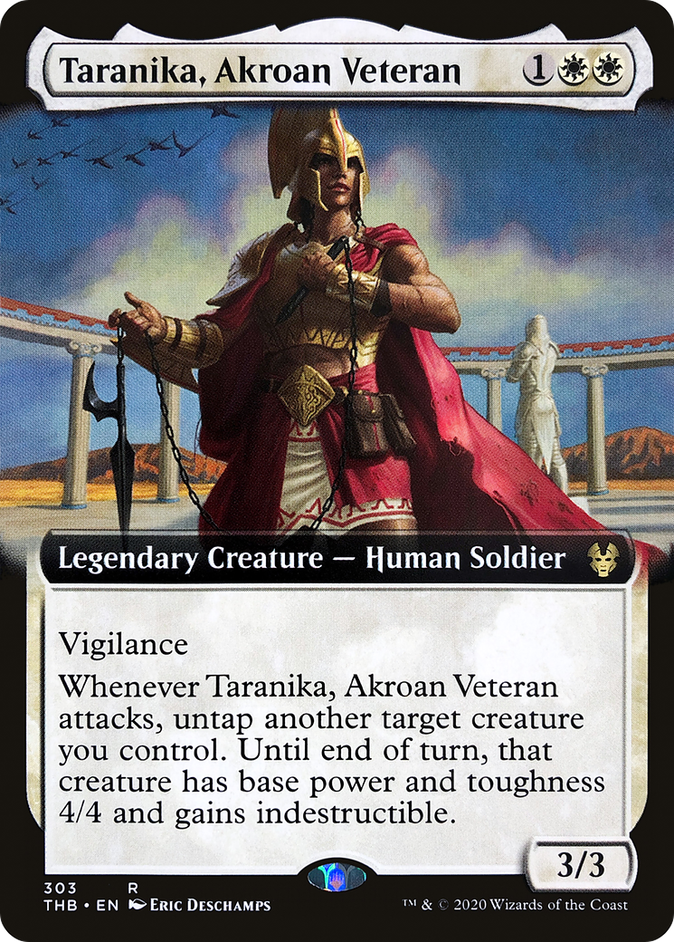 Taranika, Akroan Veteran (Extended Art) (THB-303) - Theros Beyond Death: (Extended Art)