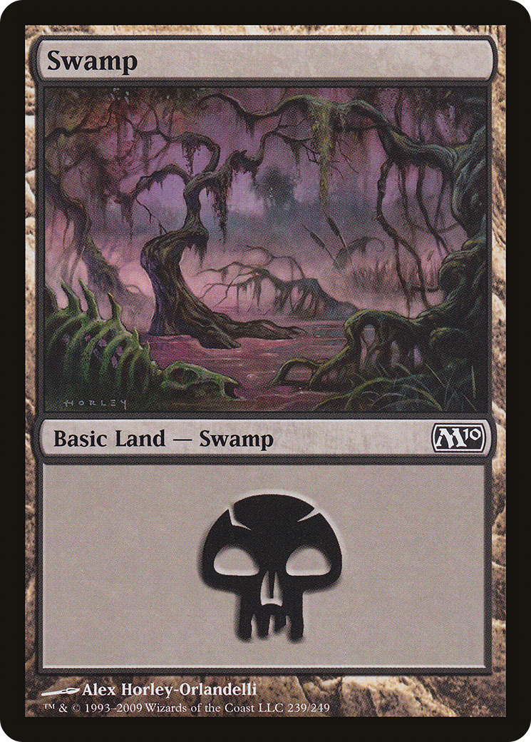 Swamp (239) (M10-239) - Magic 2010 Foil