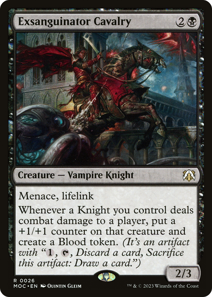 Exsanguinator Cavalry (MOC-026) - March of the Machine Commander