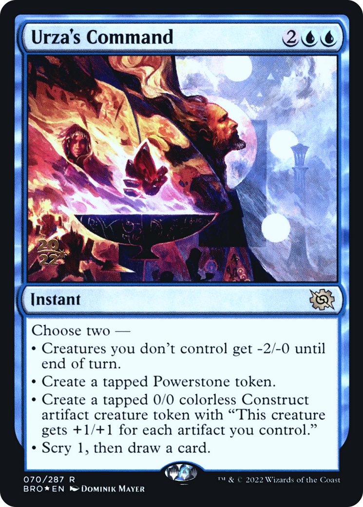 Urza's Command (PRE-70S) - The Brothers' War Promos Foil