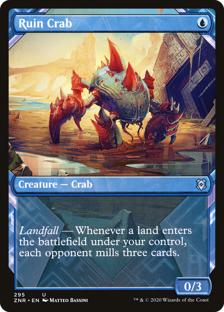 Crabe des ruines (ZNR-295) - Zendikar Rising : (Vitrine) Foil