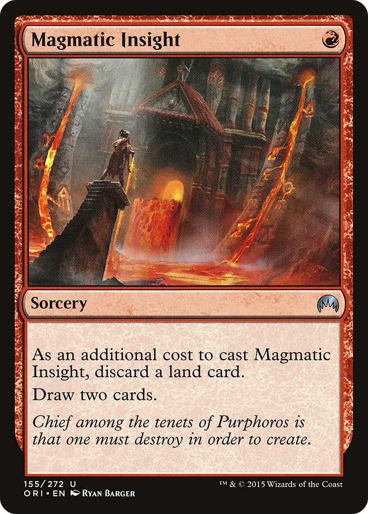 Magmatic Insight (ORI-155) - Origines magiques