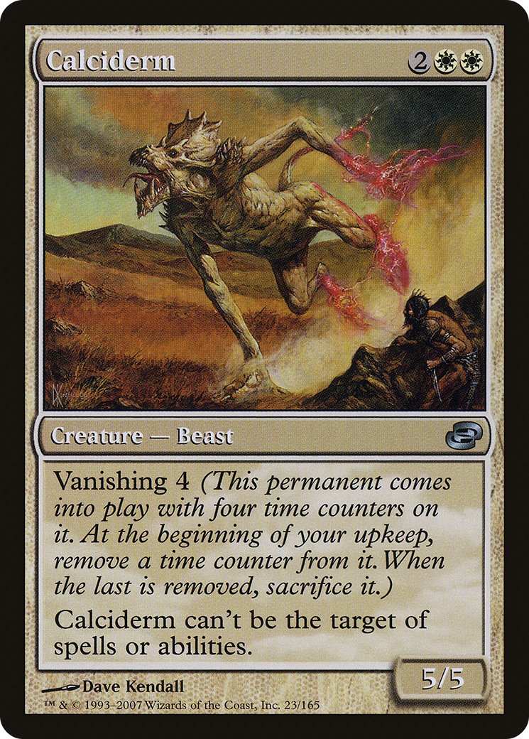 Calciderm (PLC-023) - Chaos planaire : (décalage de couleur)