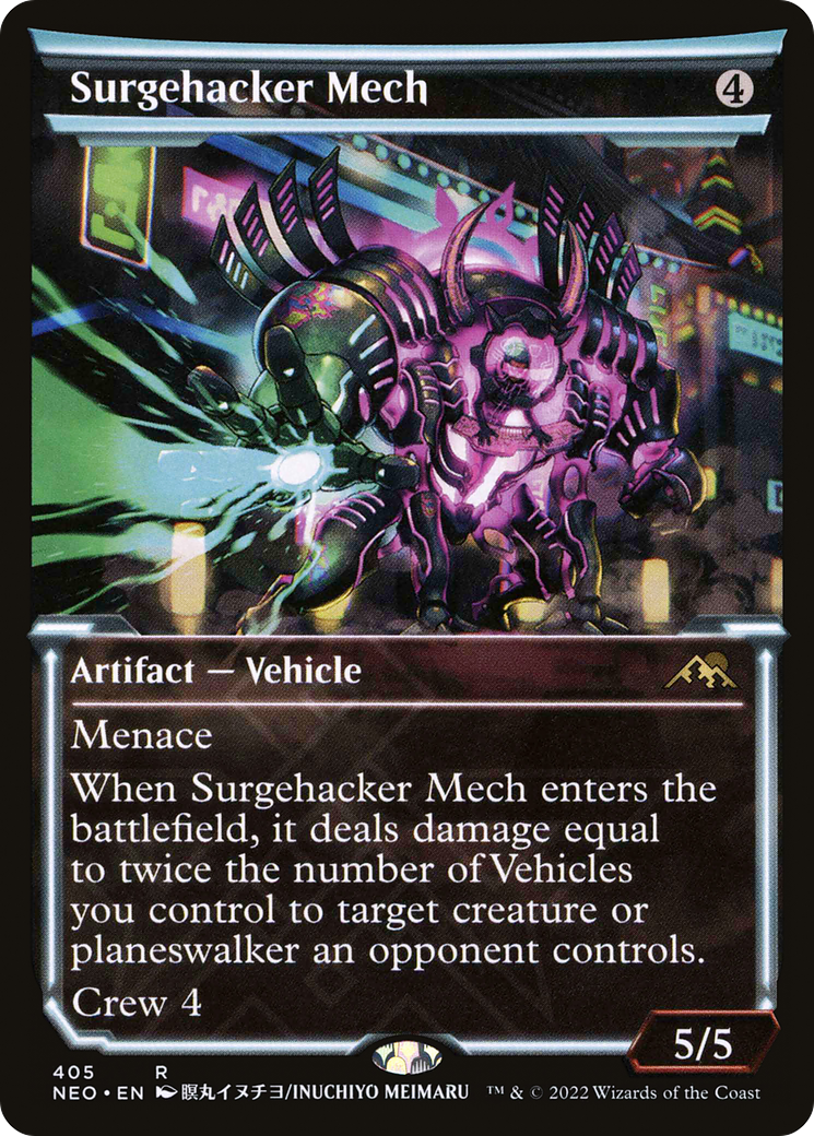 Surgehacker Mech (NEO-405) - Kamigawa : Neon Dynasty : (Présentation) Foil