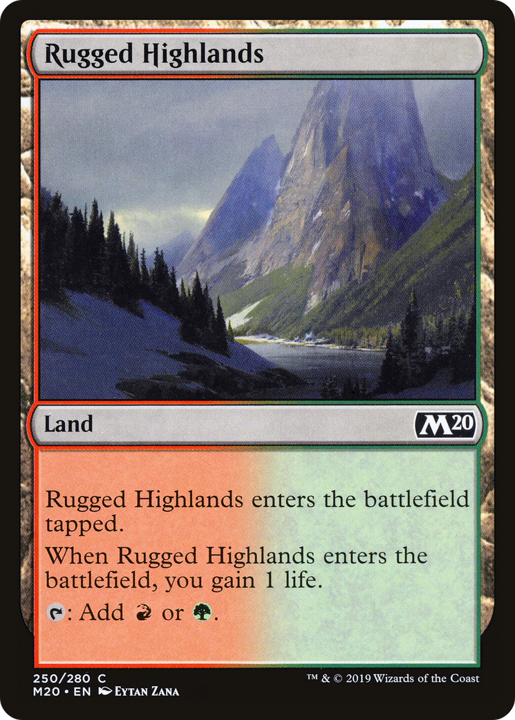 Rugged Highlands (M20-250) - Core Set 2020