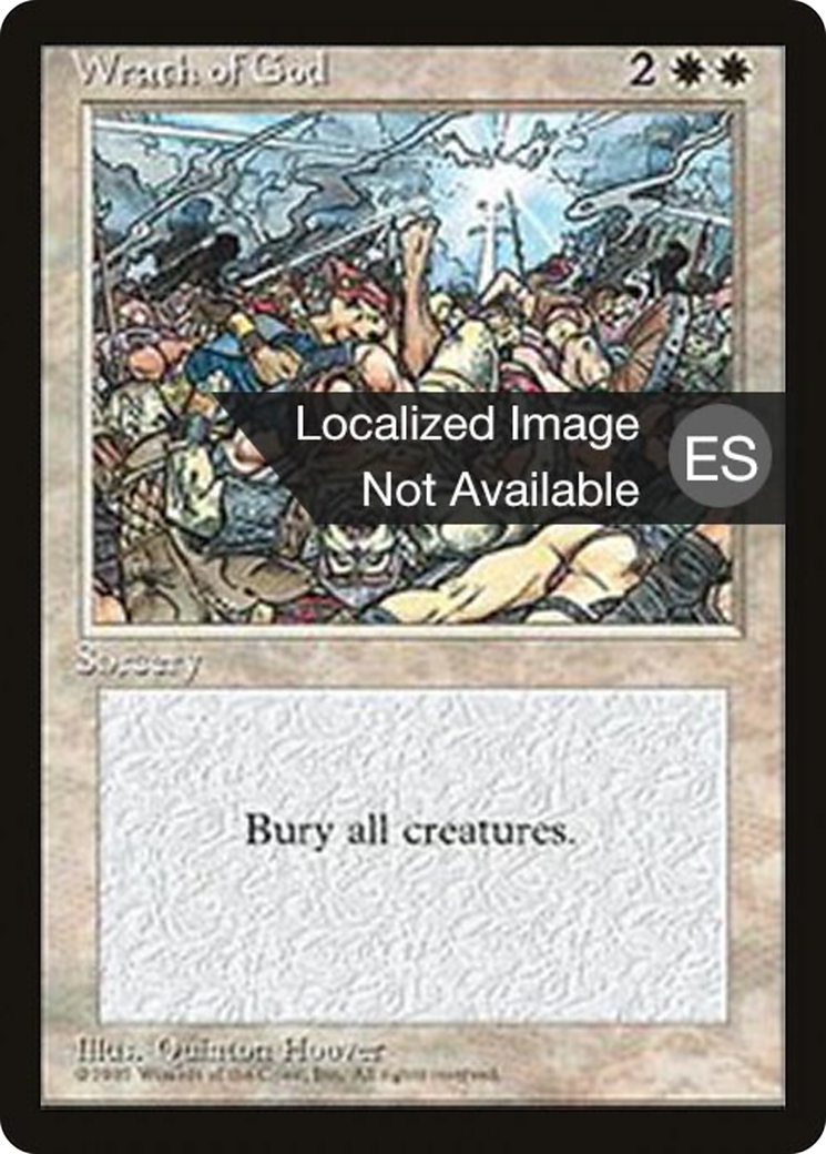 Wrath of God (4BB-308) - Fourth Edition Foreign Black Border