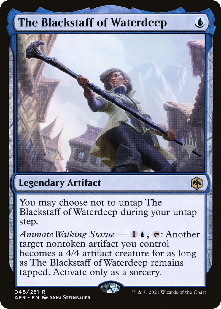 The Blackstaff of Waterdeep (PPAFR-048) - Adventures in the Forgotten Realms Promos Foil